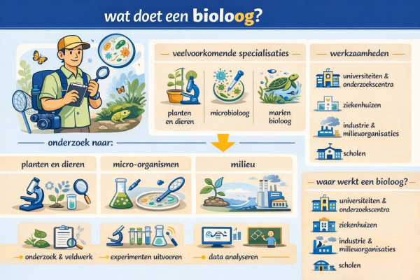 Wat doet een bioloog